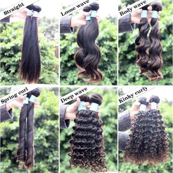 No Chemical Processed Virgin Human Brazilian Deep Wave Hair Weave