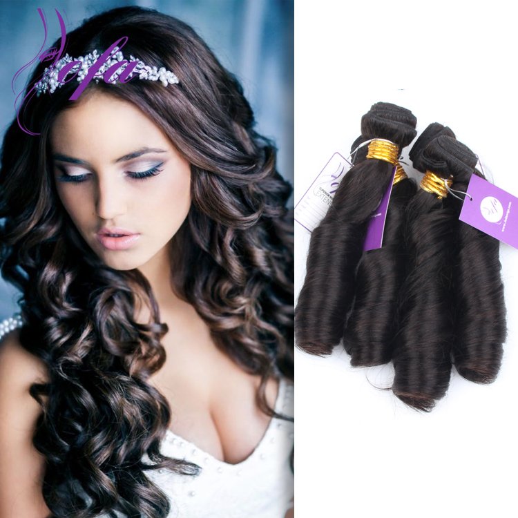 Virgin Remy Brazilian Spring Curl Human Hair Weave Weft