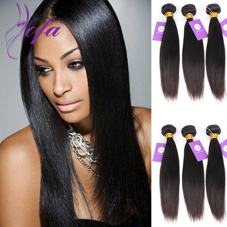 10 To 20 Inch Virgin Brazilian Straight Sleek Hair Weft Hot Sale