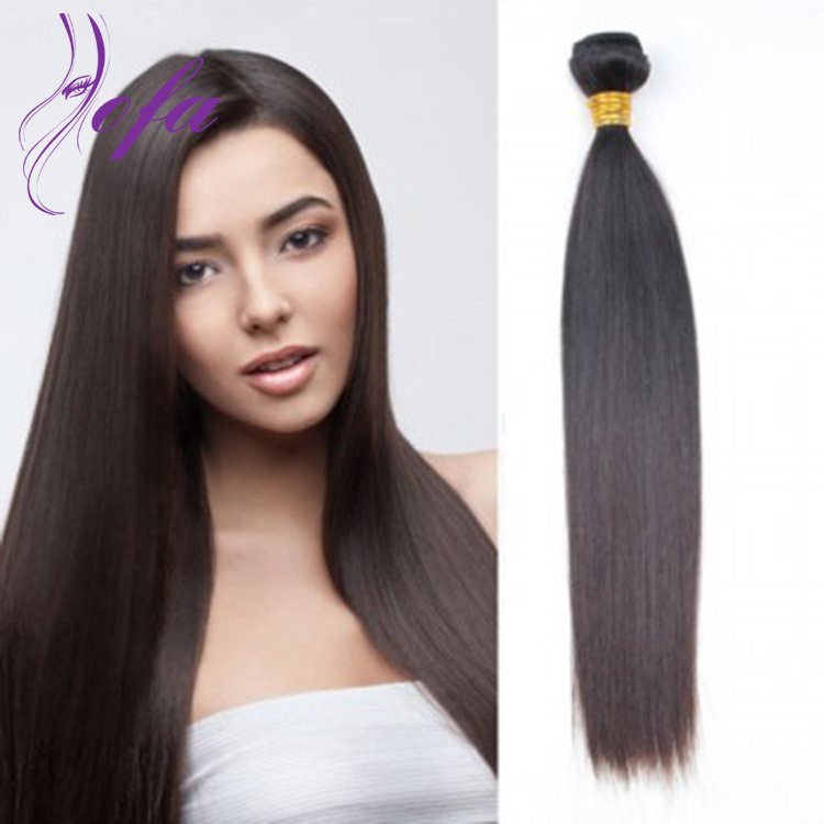Soft And Silky Remy Brazilian Straight Virgin Hair Weave Weft