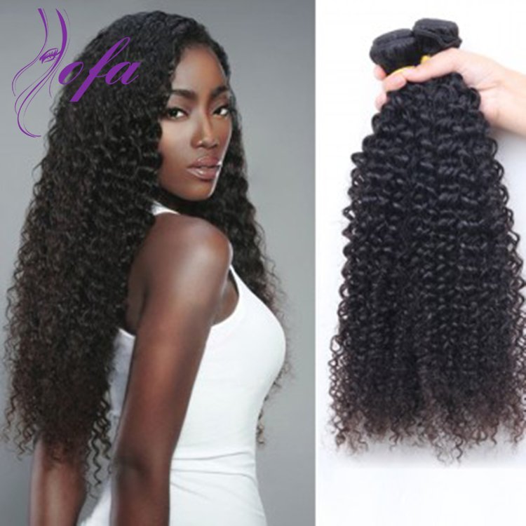 12 To 26 Virgin Indian Kinky Curly Hair Extensions Double Weft For